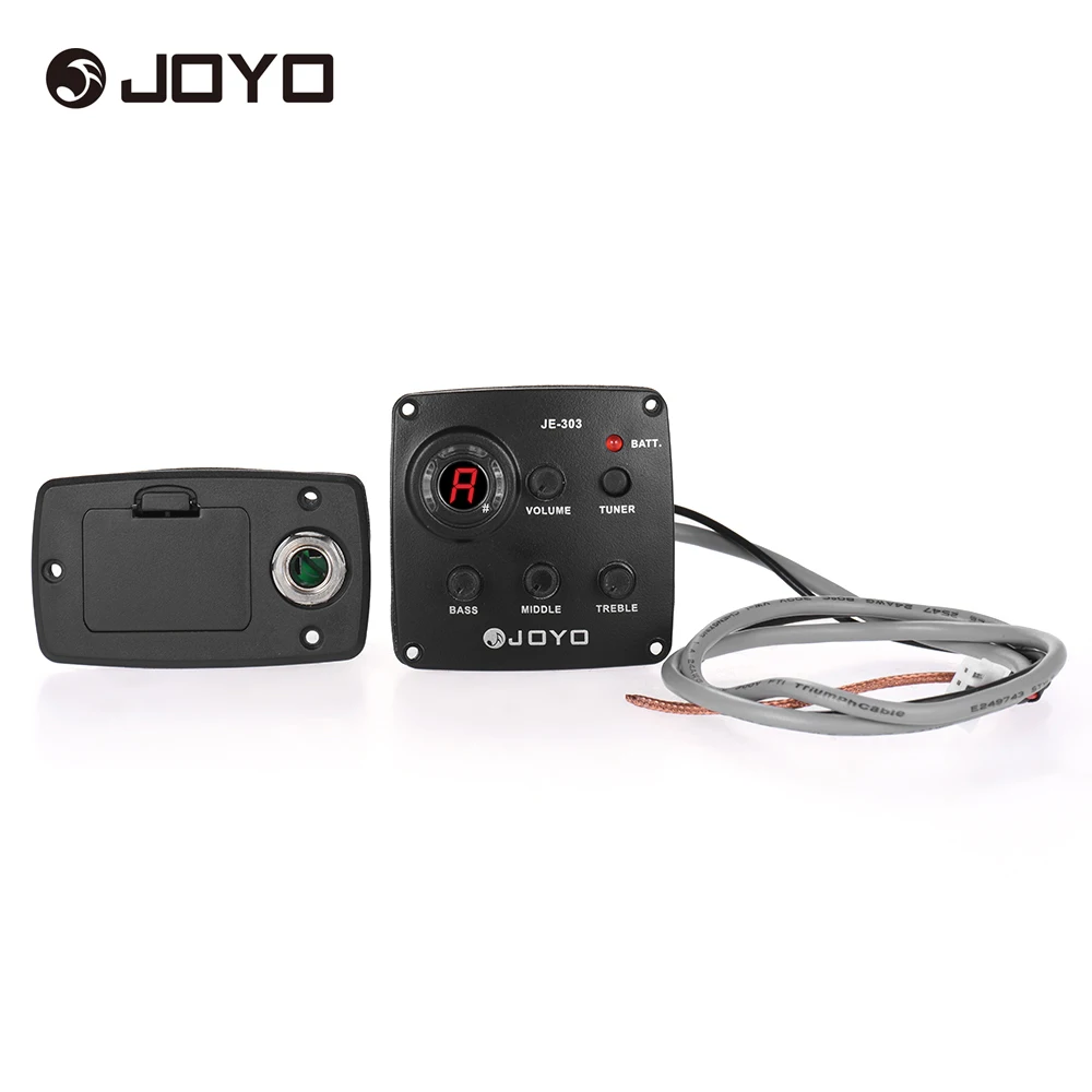 JOYO JE 303 акустический 3 полосный эквалайзер для гитары пьезозвукосниматель