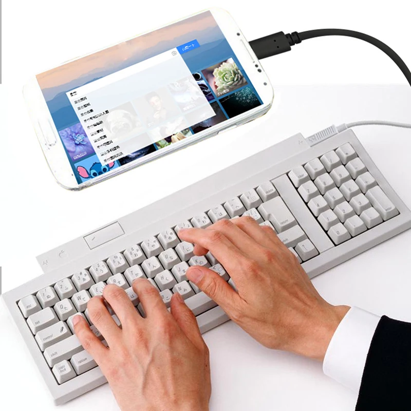 Thbelieve USB C к type кабели OTG для Hauwei Поддержка U диск/клавиатура 3 0 адаптерам c 20 см