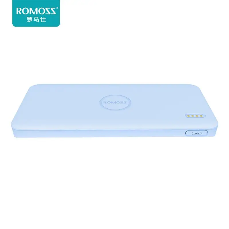 Синий Romoss PB05 Mobile Power Bank 5000mAh External Li-Polymer Battery Portable Charger Slim Powerbank 5000 For Xiaomi Mobile Phone - Цвет: Синий