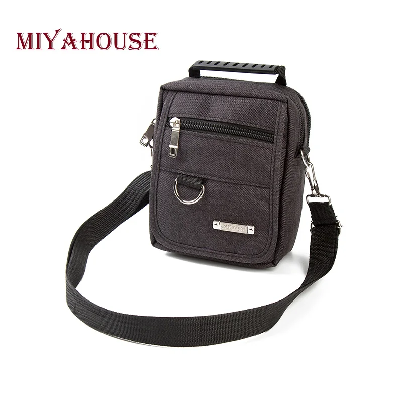 Многофункциональные холщовые поясные сумки Miyahouse для мужчин дорожная мини сумка