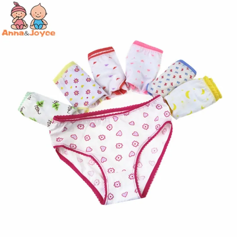 12 шт./лот хлопковое нижнее белье для девочек Детский костюм шорты трусики девушек