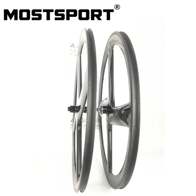 MOSTSPORT 700C Clincher Four карбоновые колеса со спицами для фиксированной