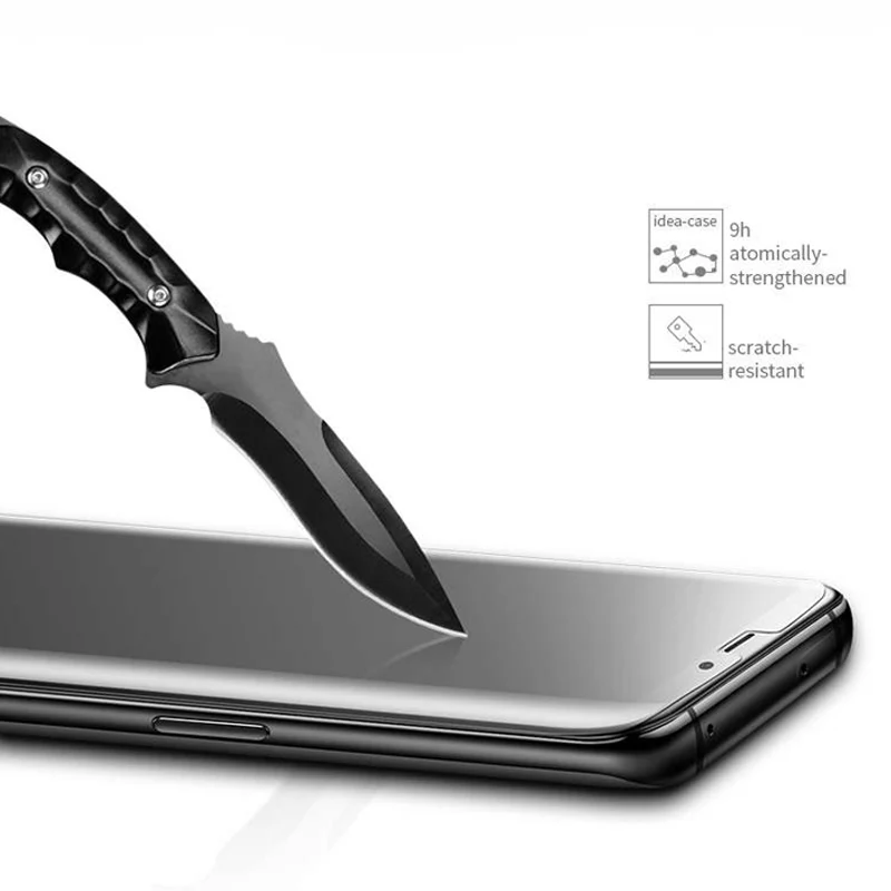 2PCS UV Tempered Glass Screen Protector for iPhone 11 Pro Max Full Cover Liquid Film Apple XR XS | Мобильные телефоны и