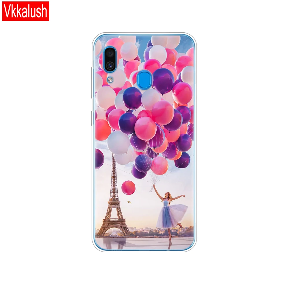 80229 Чехол для samsung Galaxy A20 чехол A20E Силиконовая задняя крышка для samsung A20 A 20 A205F A20E A202F Мягкий противоударный чехол - Цвет: 80229