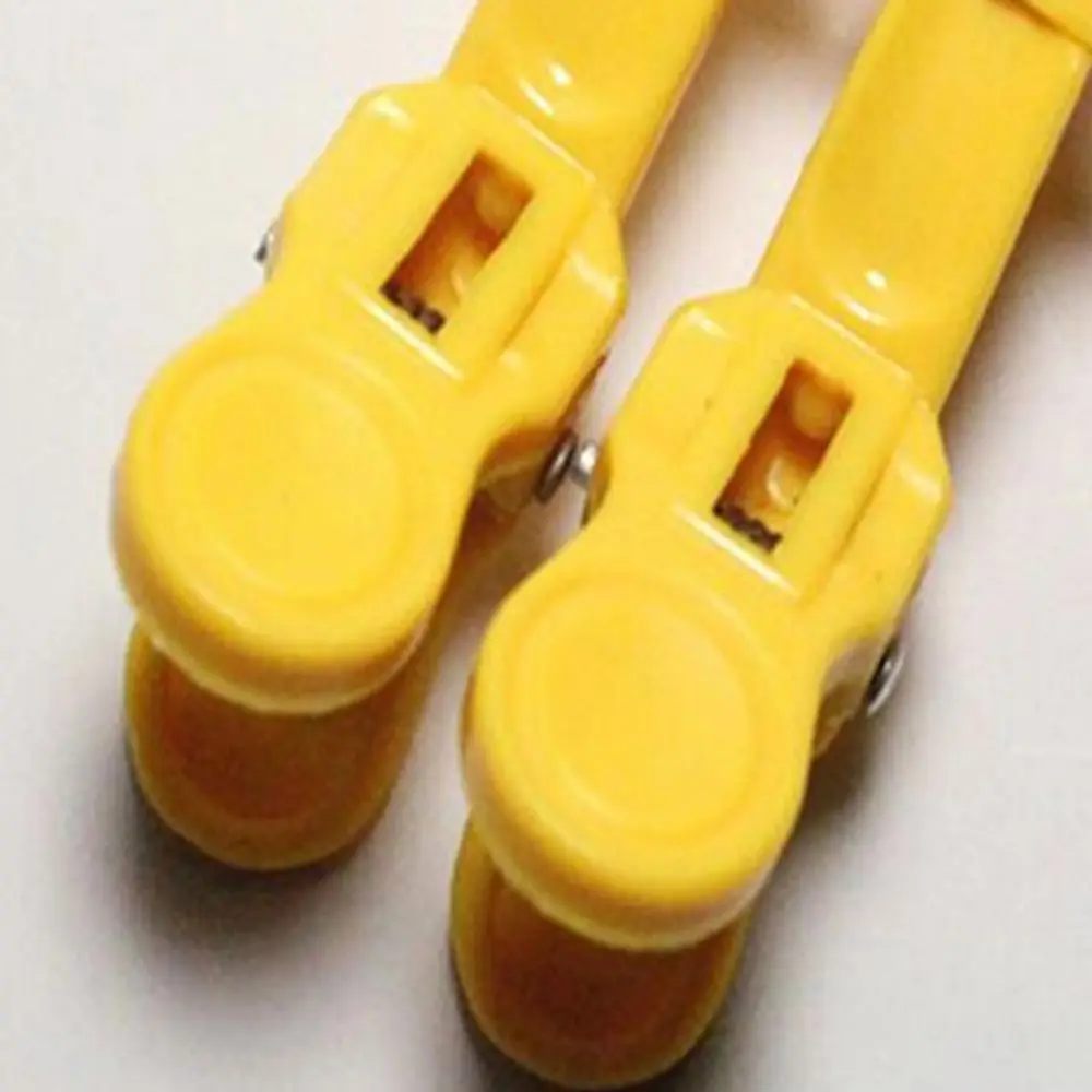 yellow Новое поступление 5 шт. прекрасные Инструменты для укладки волос алюминиевые пластиковые заколки для волос Парикмахерские аксессуары для волос инструмент для укладки - Цвет: yellow
