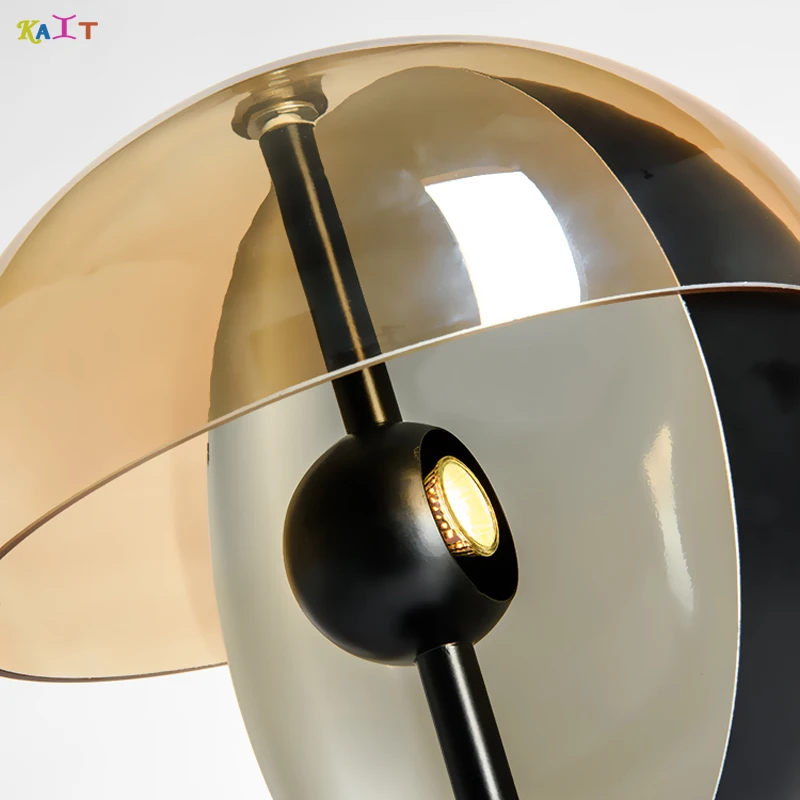 Современный стеклянный гриб настольная лампа Италия Реплика дизайнерские