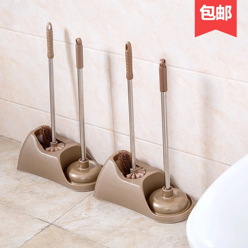 Long handle toilet brush skin with a base set of bed cleaning bathroom | Дом и сад