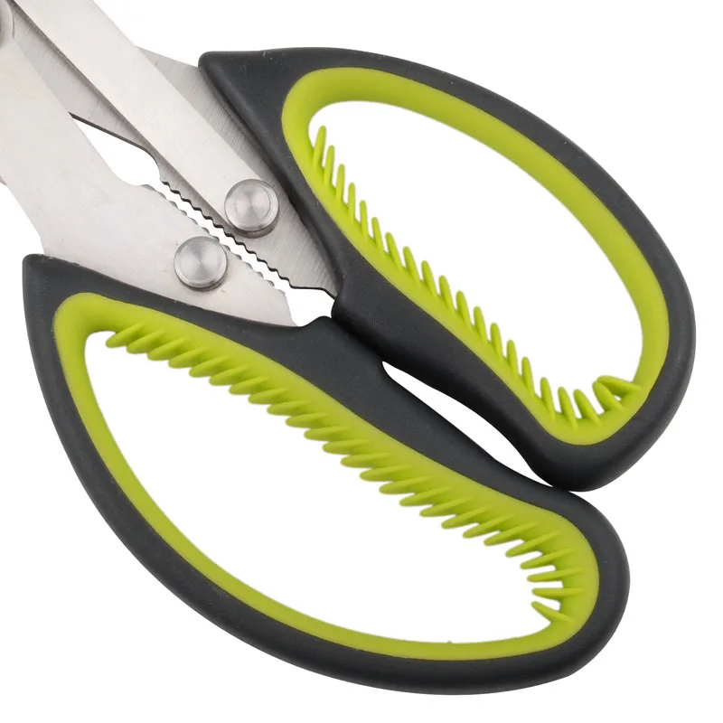 Стальные кухонные ножницы мощные овощные куриные кости для резки мяса резак ножи