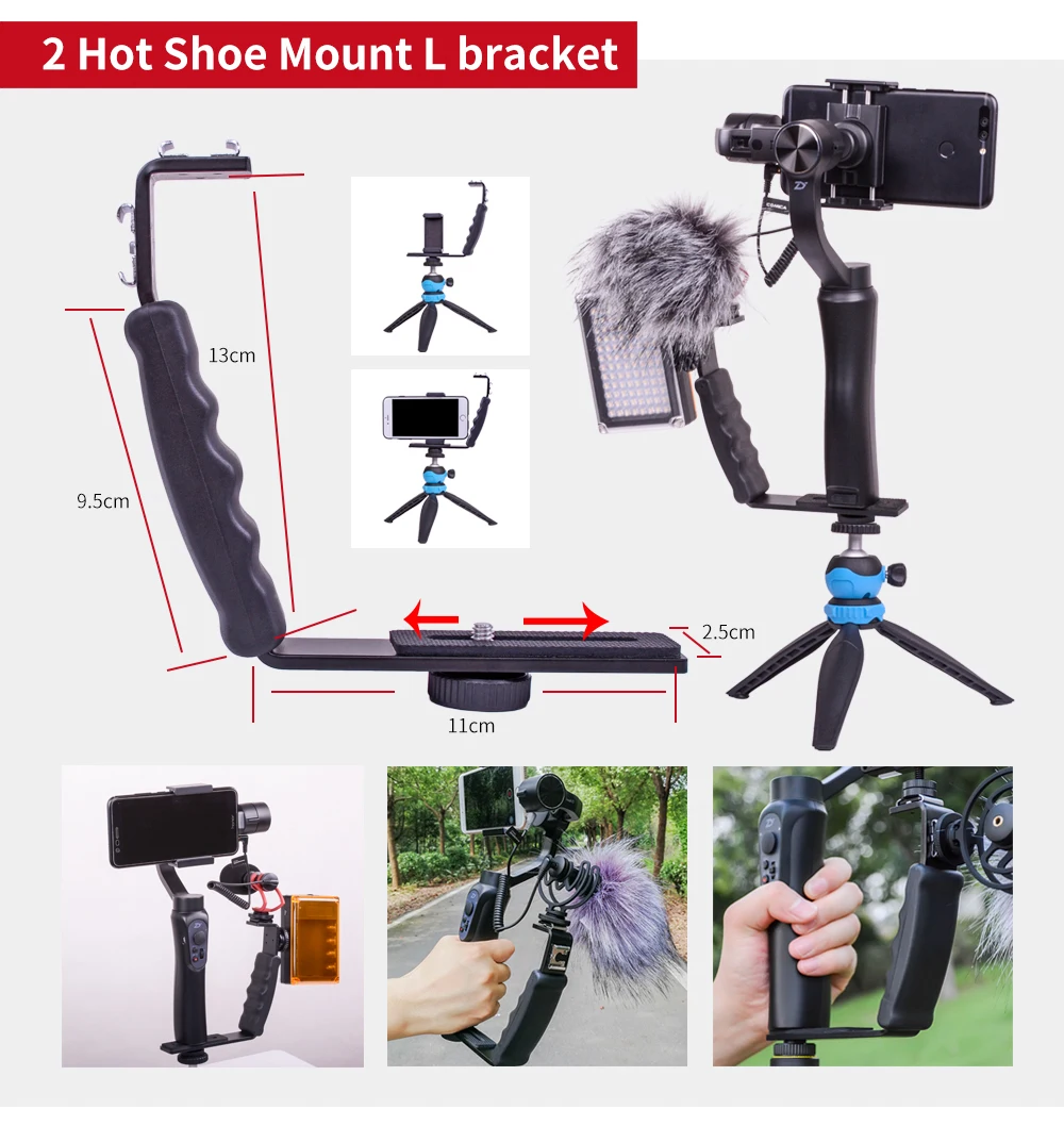 Zhiyun Smooth 4 смартфон 3 оси карданный стабилизатор мобильный видео steadicam для iphone/Android Экшн камера VS Smooth Q