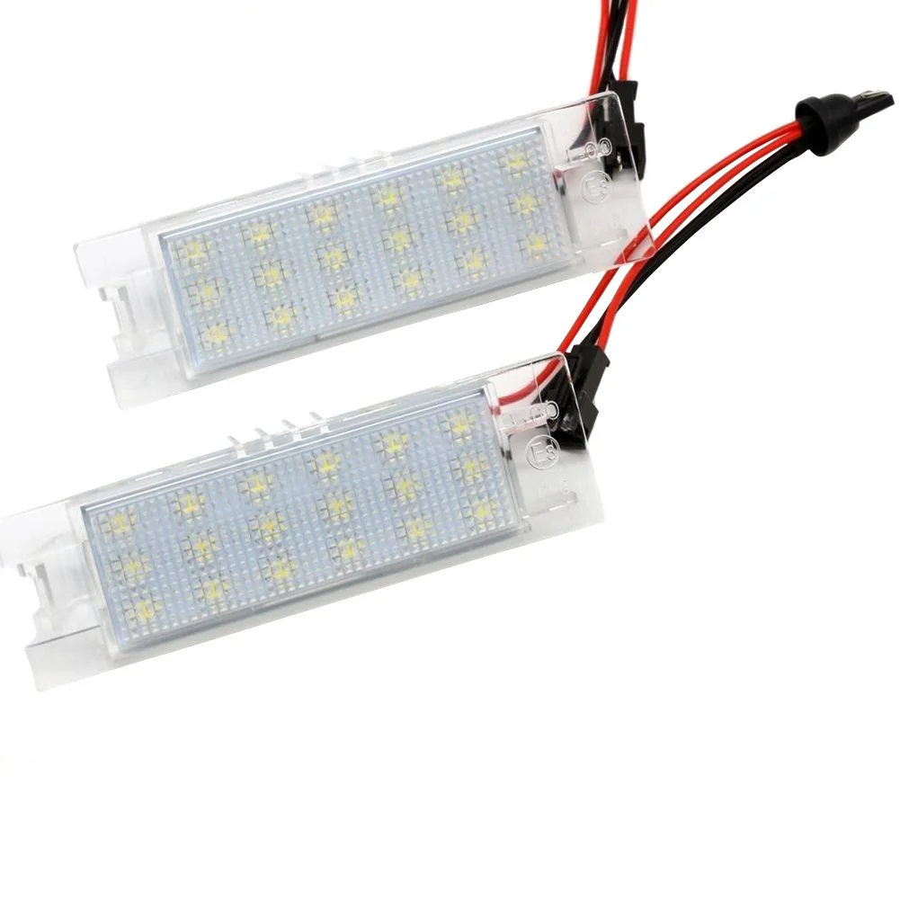 2 шт./компл. светодиодсветодиодный лампа для номерного знака автомобиля Vauxhall Opel