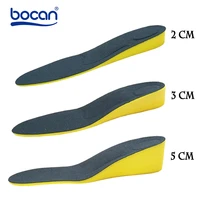 height increase insoles for menwomen 235 cm up invisiable arch support orthopedic insoles shock absorption blueblack color