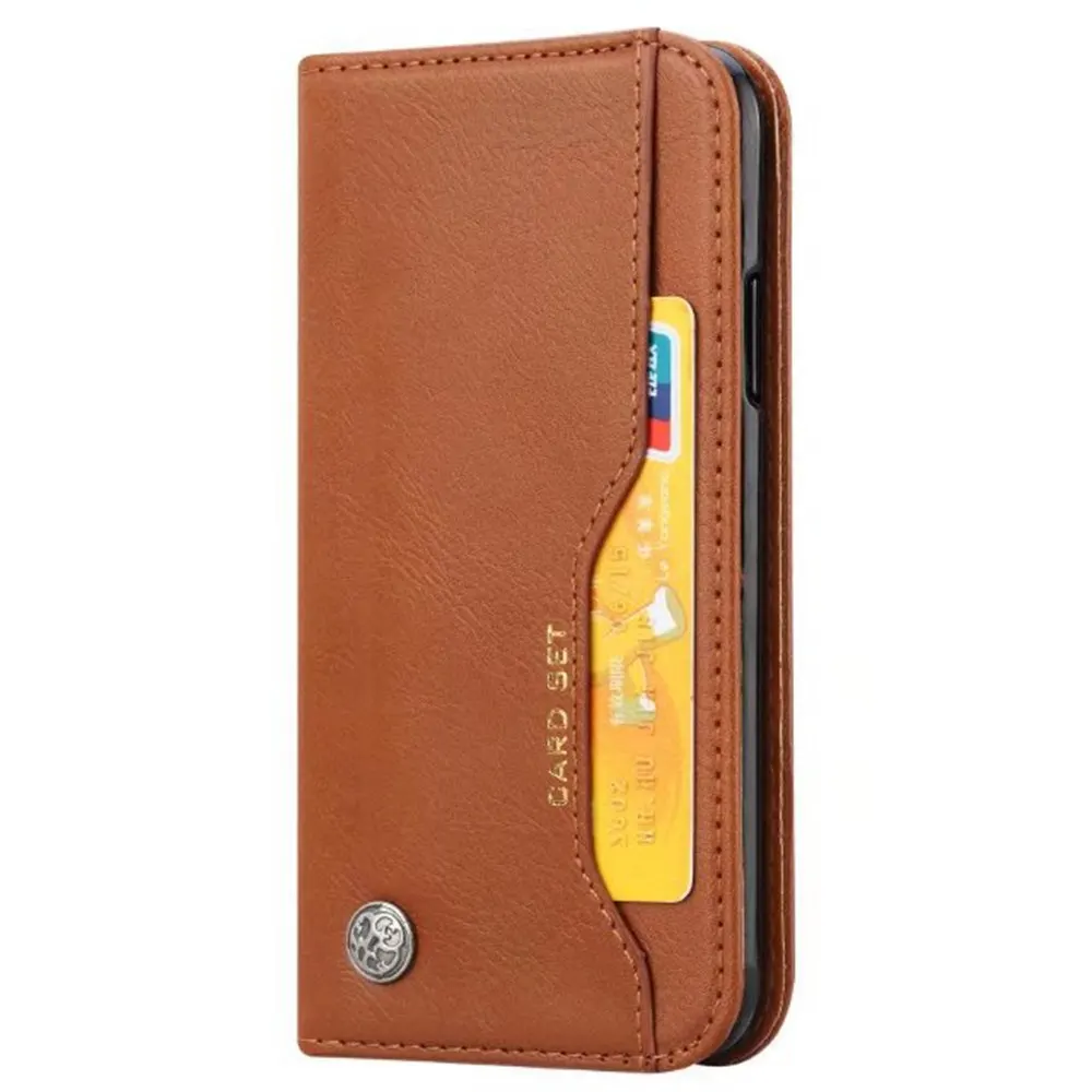 Retro PU Leather Coque For iphone 6 6S 7 8 Plus Case Wallet Flip Cover X XR XS MAX Cases Card Slots Holder Capa Shell |