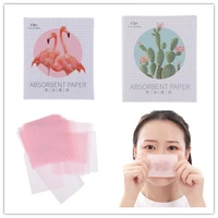 50pcspack absorbent paper oil control wipes makeup cleansing summer blotting facial oil shrink pore face cleaning tool