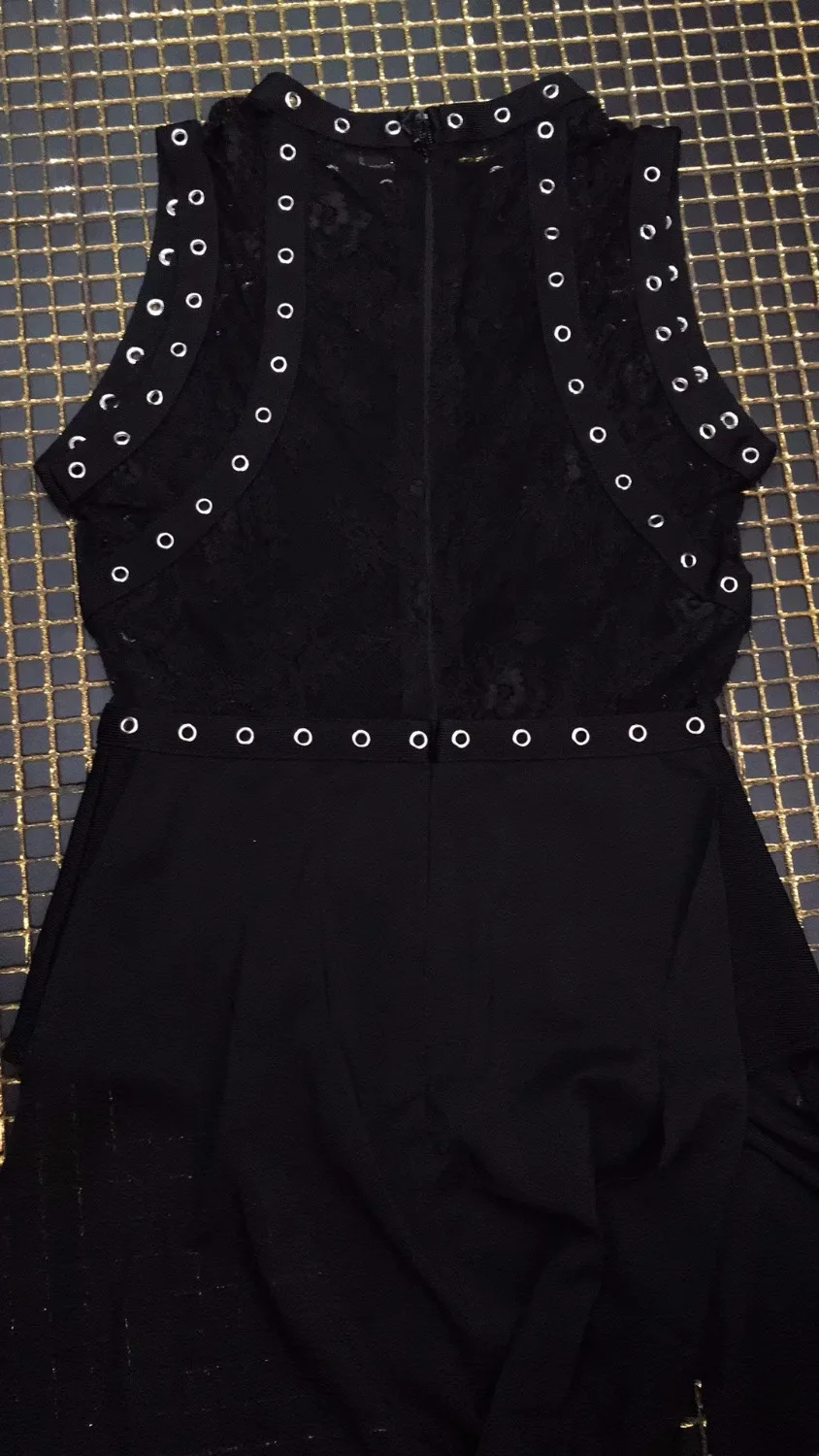 DEIVE TEGER кружевная майка Fit And Flare Dress элегантные повязки Для женщин О образный