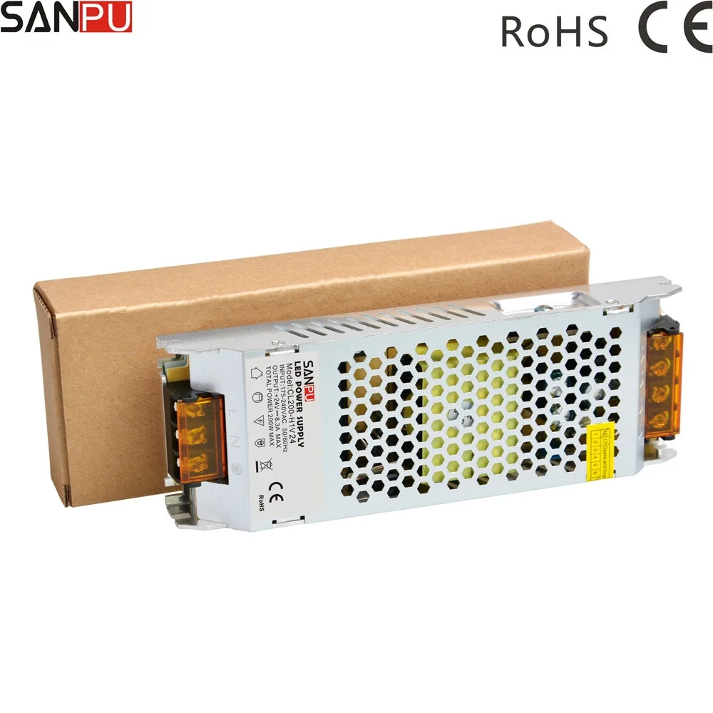 IWHD Mini transformador 200 Вт 8.3A 24 в импульсный источник питания Трансформаторы освещения 110