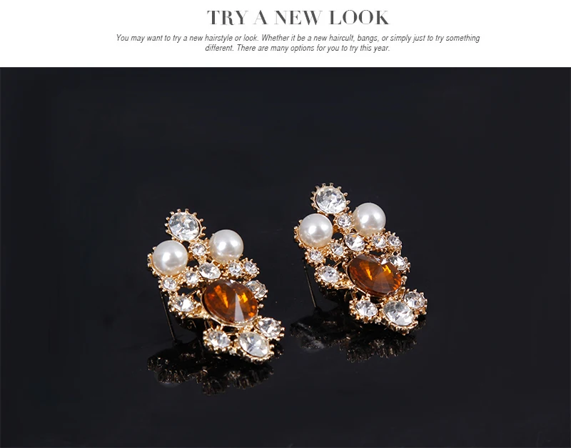 2016 Европа и соединенные Штаты преувеличены Ювелирные Наборы Ожерелье &amp браслет