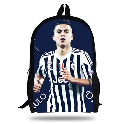 16 дюймов, новинка, Paulo Dybala, маска, праздник, повседневный рюкзак для подростков, детей, ноутбук, школьные сумки для мальчиков и девочек, рюкзак