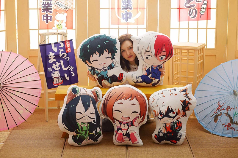 My Hero Academy Аниме Boku Yoh Asakura Katsuki Bakugo Shoto Toooroki PP Хлопок плюшевая игрушка кукла мягкая подушка Милая