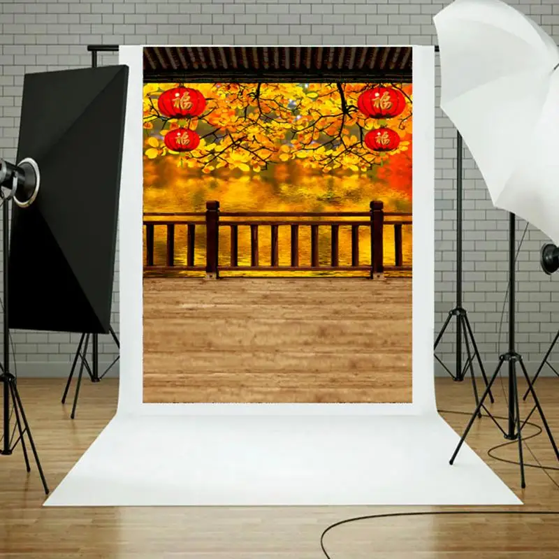 Vanpower Китайский праздник Весны Семья портретной фотографии Фоны фоновые фонов для фотостудии