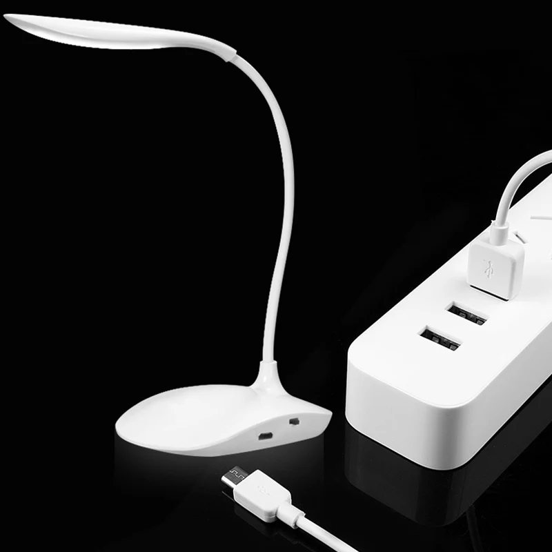 Светодиодная настольная лампа с USB-зарядкой светильник регулируемая