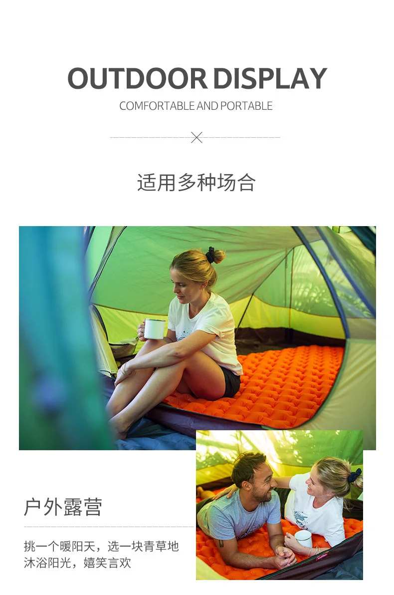 Naturehike Новое поступление надувная подушка купе ТПУ надувная подушка на открытом воздухе палатка матрас кемпинг утолщение влагостойкая подушка