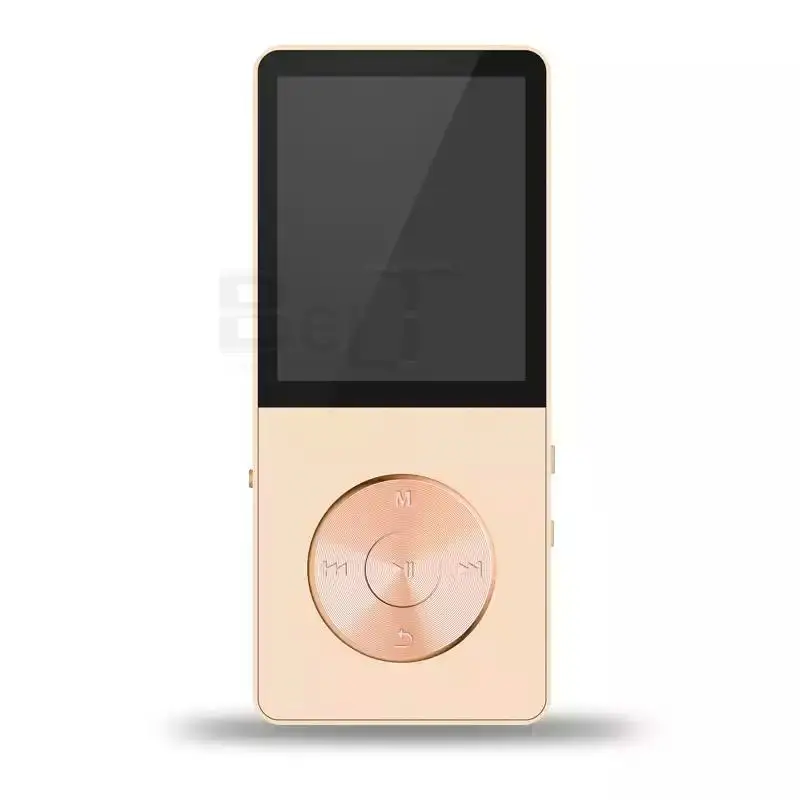Золотой Металлический Mp 4 мини 16 Гб HIFI без потерь MP3 музыкальный плеер с FM видео Радио электронная книга рекордер часы Функция Спорт Walkman MP4 плеер - Цвет: Золотой