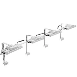 with arm kit DSunY 4 шт. аквариумный светодиодный светильник ing светильник s в аквариуме chihiro светодиодный светильник для аквариума с регулируемой яркостью умный светильник s программируемый FI3SP4 - Цвет: with arm kit