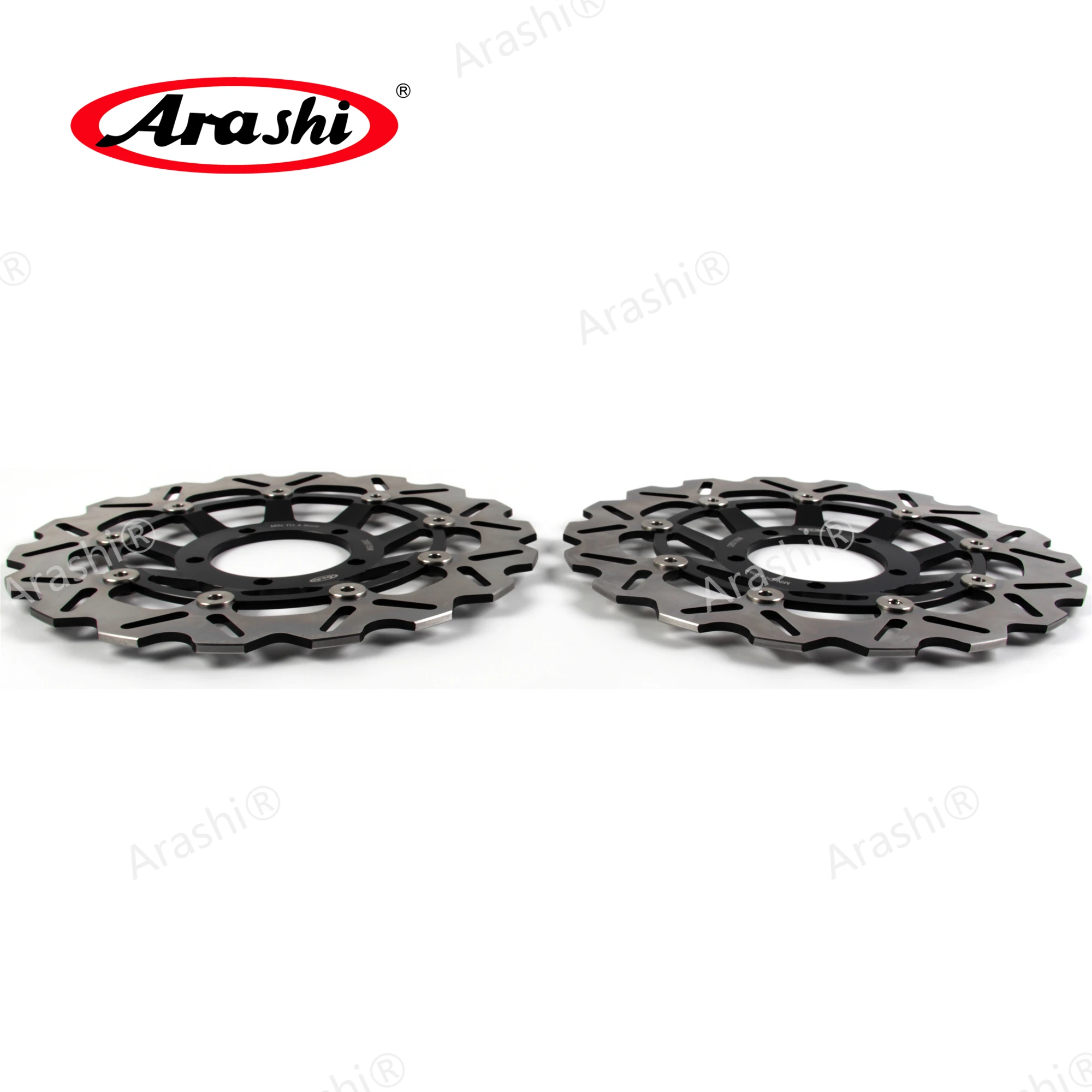 ARASHI 1 Пара CNC мотопереработанные плавающие передние тормозные диски дисковые