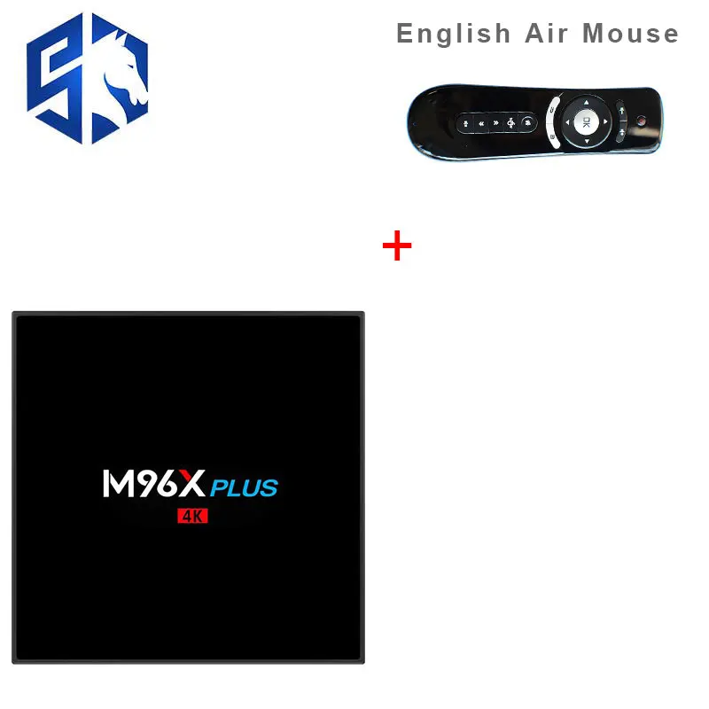 Новый S912 M96X плюс Смарт ТВ коробка C2 Air Мышь 2 ГБ 16 Adroid 7 1 Media Player 4 г /5 Wi-Fi 1000 Мбит BT4.0 3D