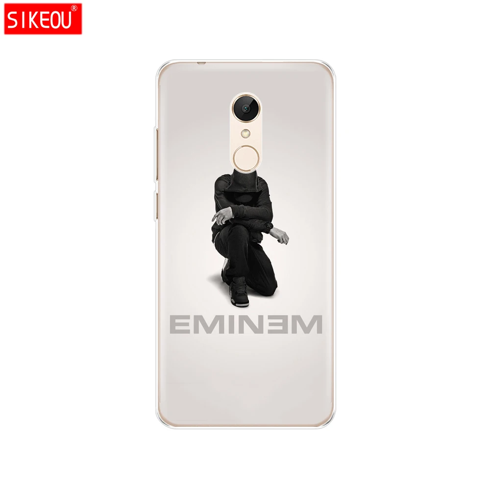 Silicone Cover phone Case for Xiaomi redmi 5 4 1 1s 2 3 3s pro PLUS note 4X 4A 5A Hip Hop Rapper Eminem rap | Мобильные телефоны и