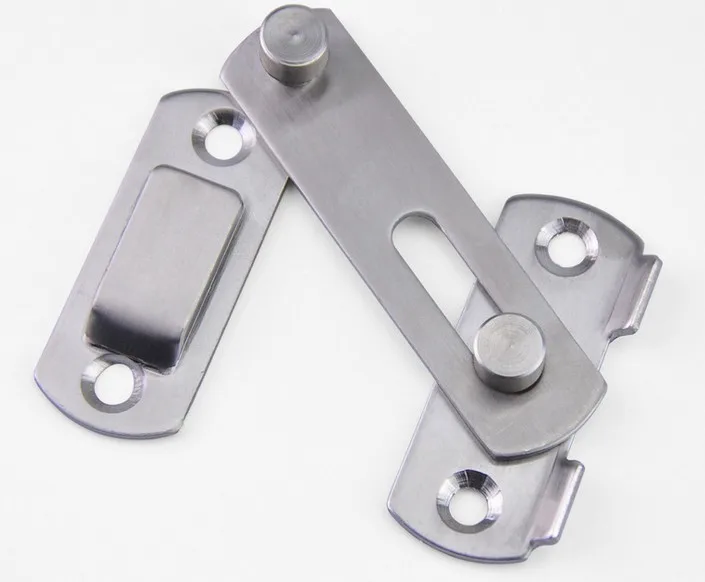 Нержавеющая сталь накладки и защелка Серебряный тон для легкого замка подходит