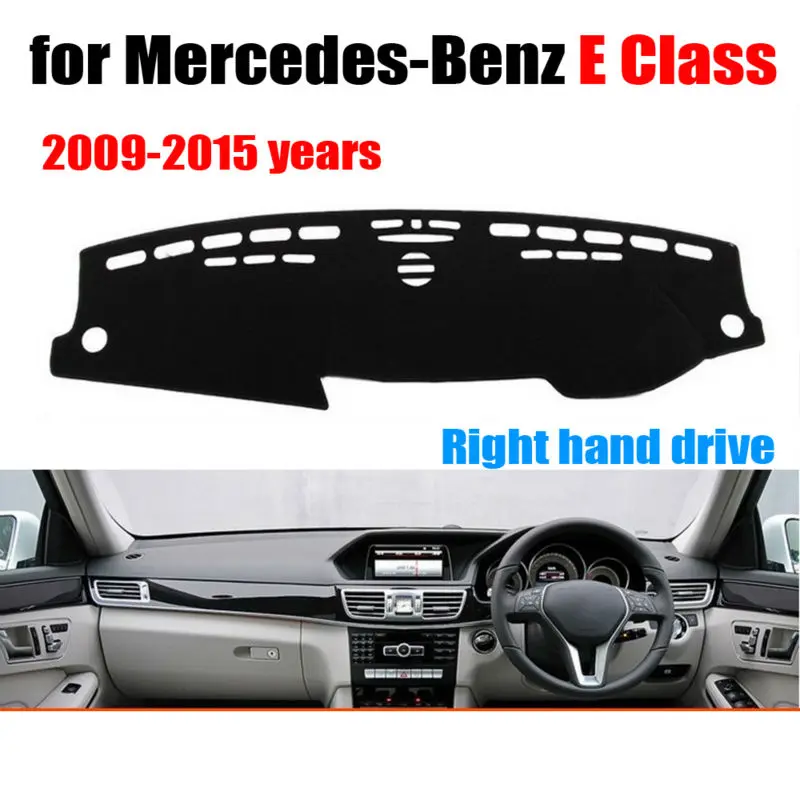 Чехлы на приборную панель автомобиля коврик для Mercedes Benz E Class 2009 2015 года правого