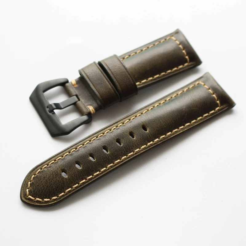 Ремешок для часов Panerai Omega Модные Винтажные часы из натуральной кожи до щиколотки