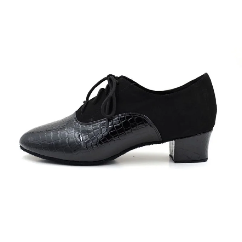 Черный нубук из лакированной кожи размеры 4 5 13 Zapatos De Baile каблук высотой см