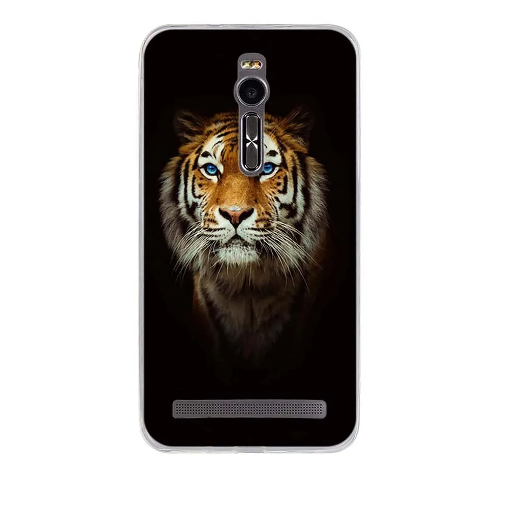 Для Asus Zenfone 2 ZE551ML чехол из мягкого ТПУ силикона для с милым животным узором Coque |