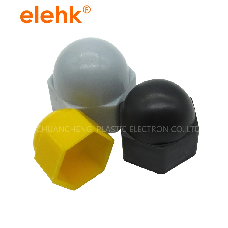 50 шт. M14X22mm белый/черный пластик винт крышки|Гайки| |