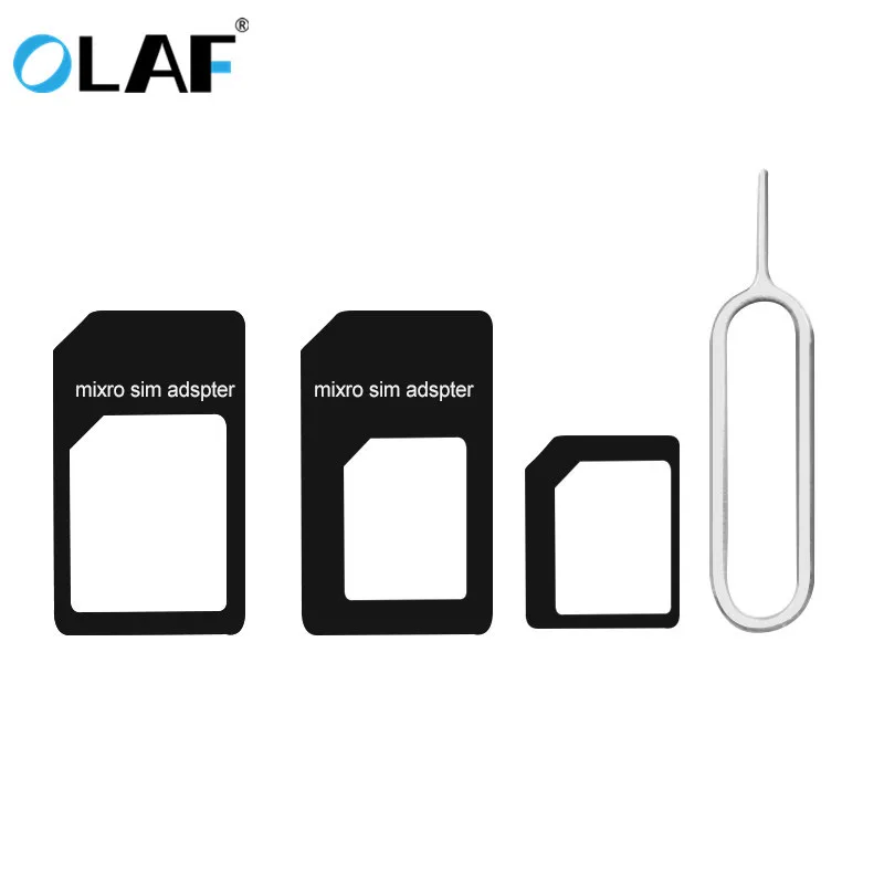 OALF универсальный для Nano SIM адаптер Micro к с картой иглы комплект iPhone X 8 7 6 S 5S 4S |