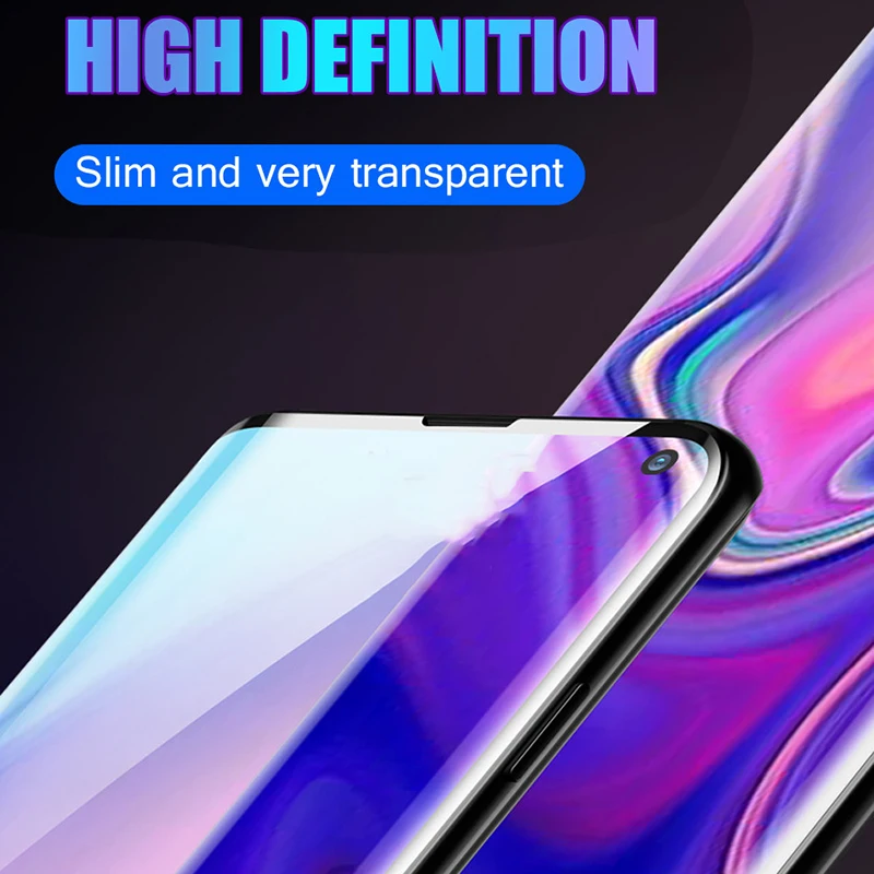 3D полное покрытие для Samsung Galaxy S10 Plus S10e защита экрана SM-G970F SM-G973F закаленное стекло E