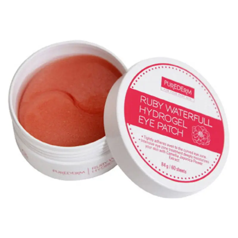 Корейская косметика ZANABILI PUREDERM Рубиновая гидрогелевая маска для глаз против