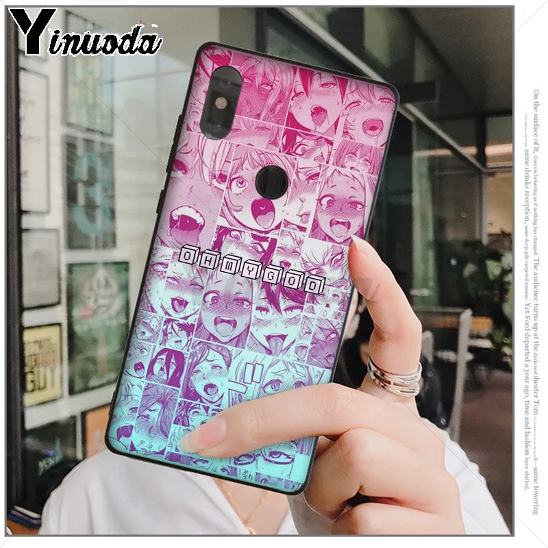 A6 Yinuoda аниме девушка мультфильм Япония милые лица DIY Роскошный чехол для телефона для Xiao mi Red mi 5 5Plus Note4 4X Note5 6A mi 6 mi x2 mi x2S - Цвет: A6