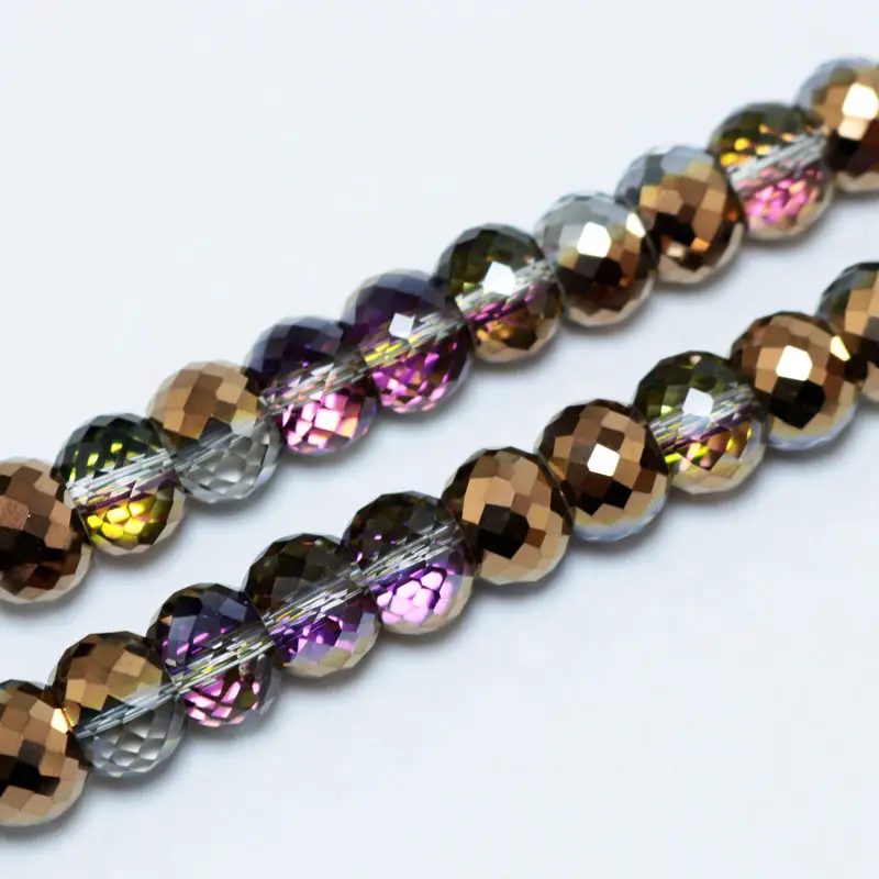 20 шт. бусины из хрустального стекла 10 х8 мм|glass beads round|crystal glass beadsfaceted |