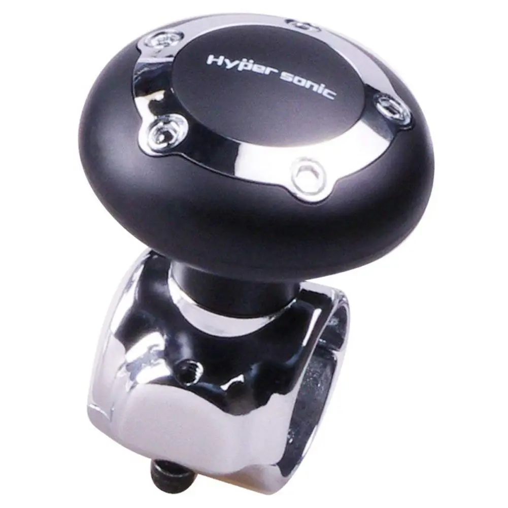 

Hypersonic Black Vehicle Steering Knob Car Power Handle Spinner