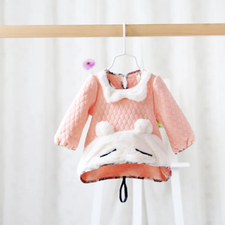 Осень 2016 новое детское платье детская одежда с длинными рукавами для девочек