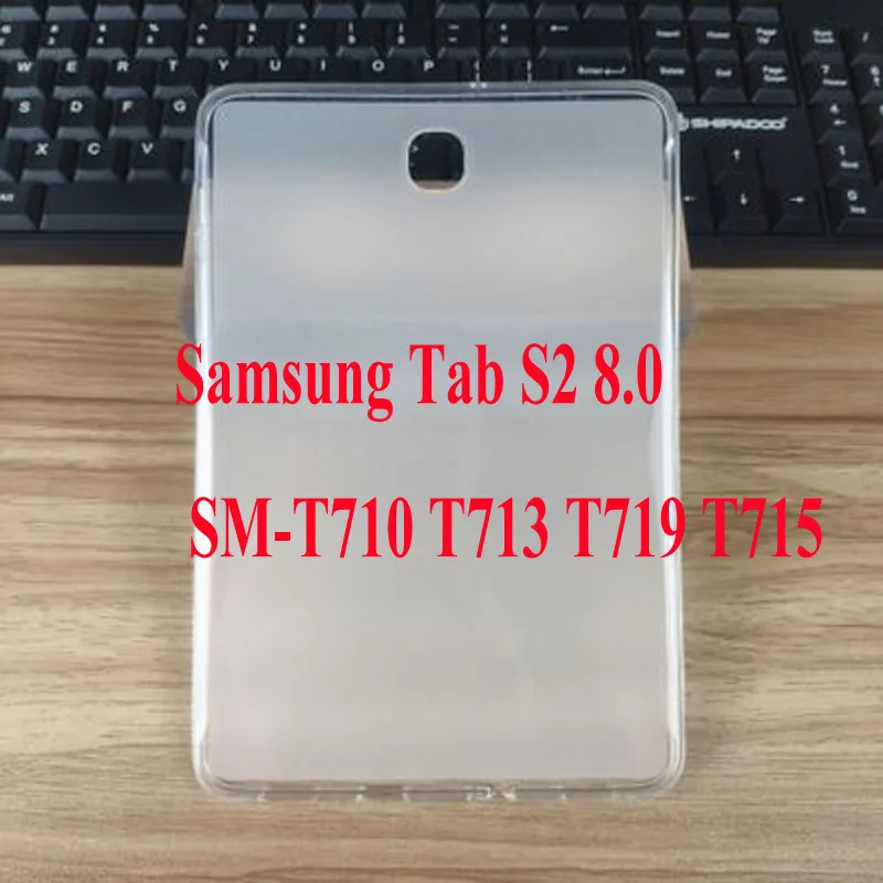 Сверхпрочный бронированный гибридный чехол с подставкой для samsung Galaxy Tab S2, 8,0 дюймов, чехол для Tab S2 8,0, SM-T710, T715, T713, Чехол+ пленка+ ручка - Цвет: TPU