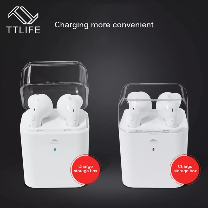 TTLIFE оригинальные TWS настоящие беспроводные Bluetooth наушники двойная гарнитура для