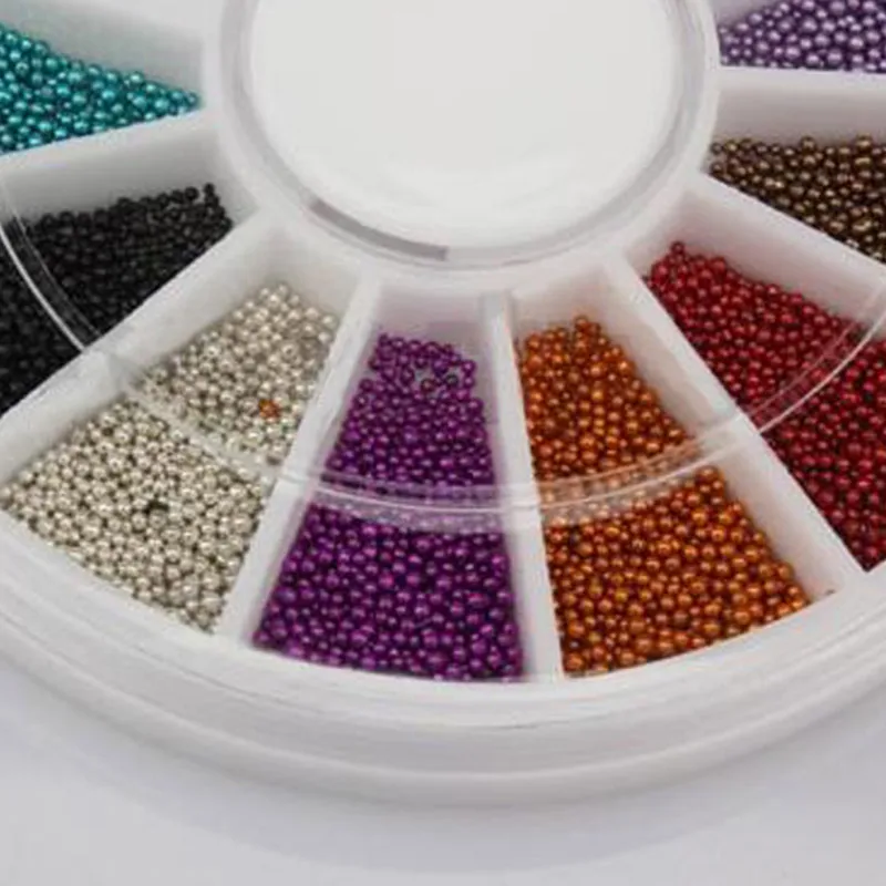 2000 шт ногтей декоративные акриловые Типсы колеса многоцветные маникюрные