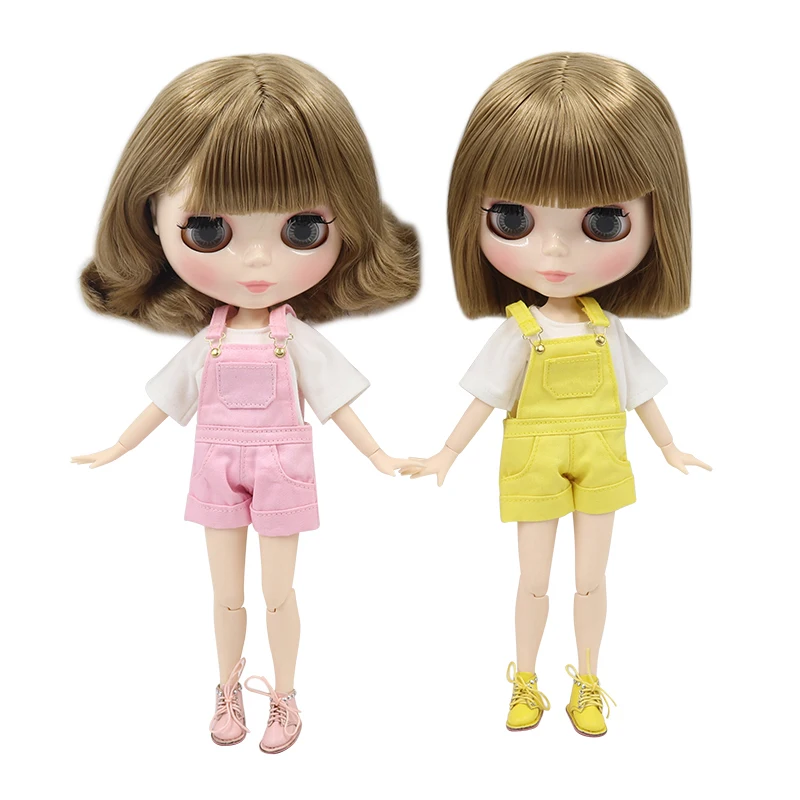 Кукла Blyth ICY DBS No.BL662 с коричневыми волосами и белым лицом Neo 1/6 BJD ob24 | Игрушки хобби
