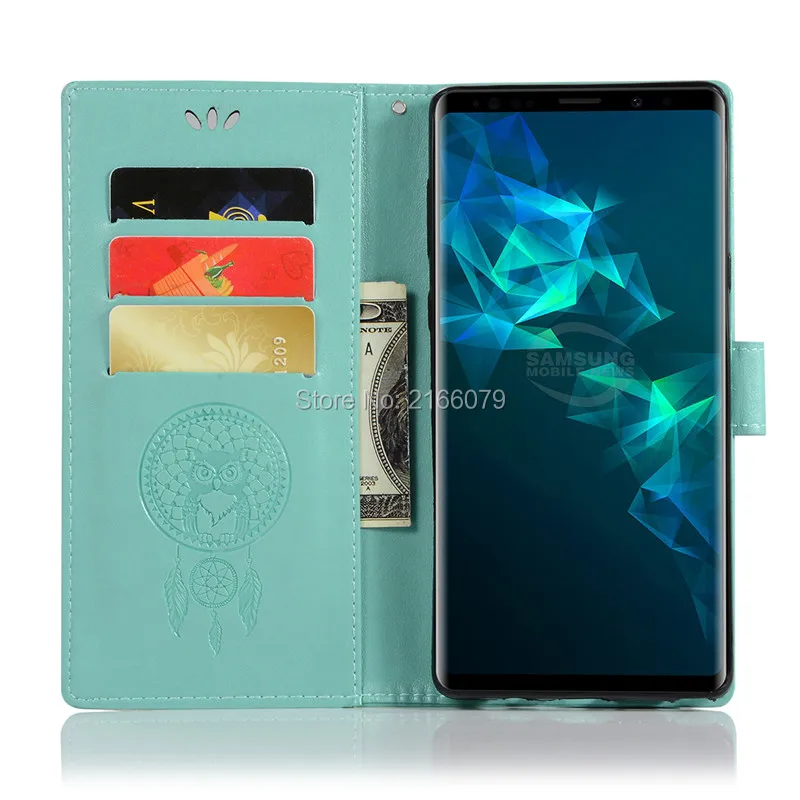 Роскошный флип-чехол из искусственной кожи для Samsung Galaxy Note 9 N9600 6 4 &quotс объемным