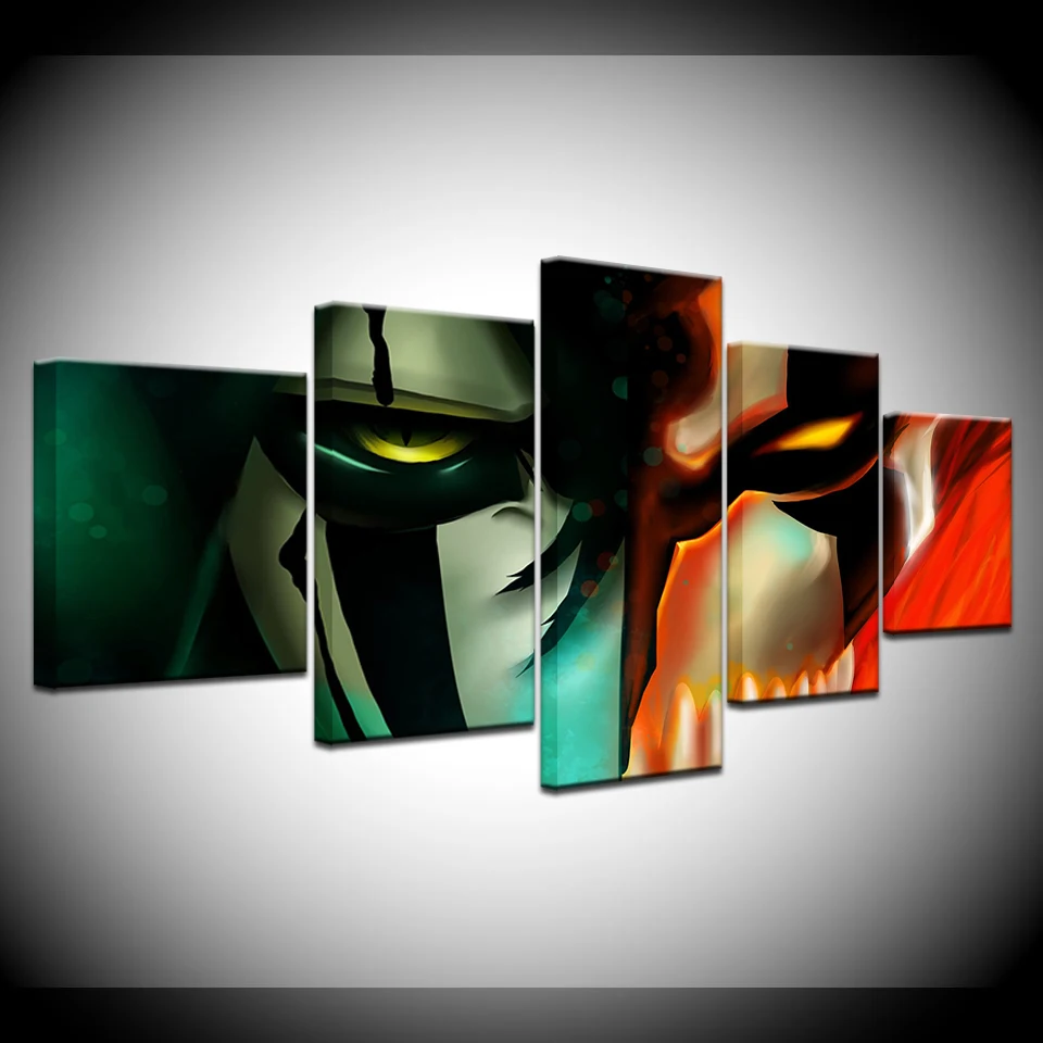 

HD Printed 5 Piece Anime Bleach Modular Picture Wall Art Frame Apartment Decor Poster Painting For Bedroom Living Room Canvas