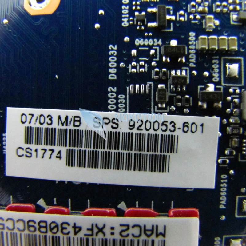 OLDMAN-6050A2848001-MB-A01 920053-601 920053-001 для HP EliteBook x360 1030 G2 материнская плата ноутбука SR340 i5-7300U 2